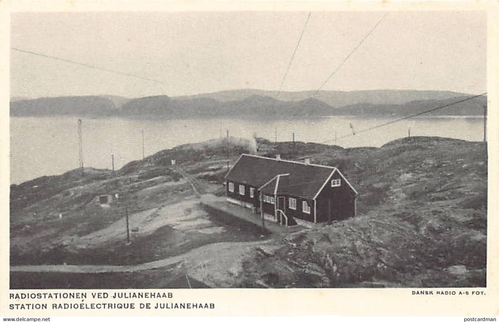 GRØNLAND Greenland – Qaqortoq (Julianehåb) – Radio Station - Publ. Administration Du Groenland – Photographer Dansk Radi - Groenland