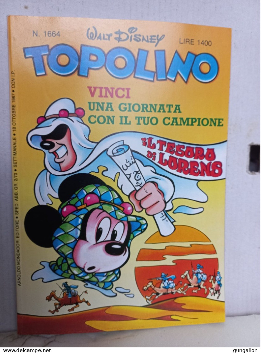 Topolino (Mondadori 1987) N. 1664 - Disney