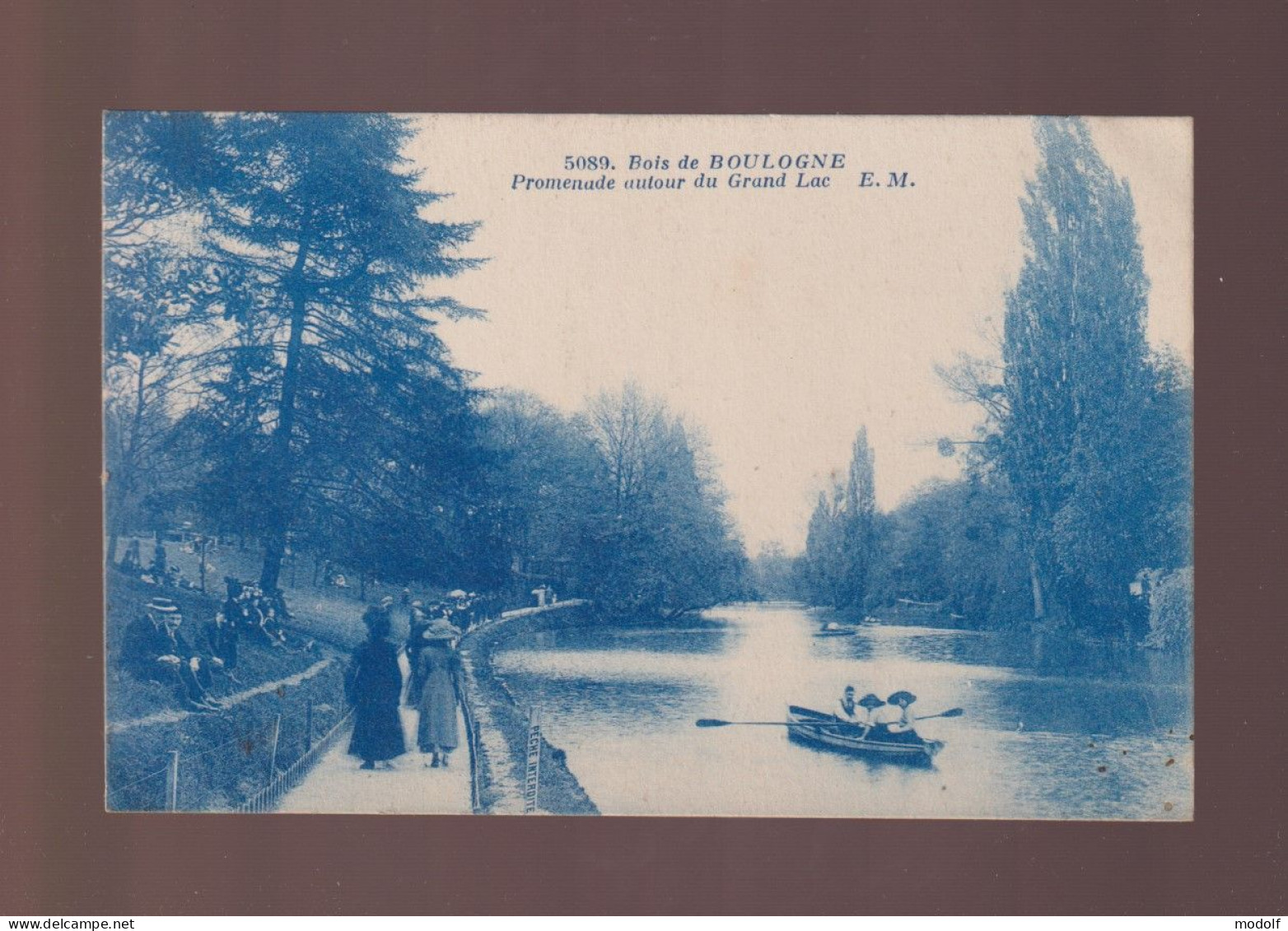 CPA - 75 - Paris - Bois De Boulogne - Promenade Autour Du Grand Lac - Animée - Circulée En 1926 - Parks, Gardens