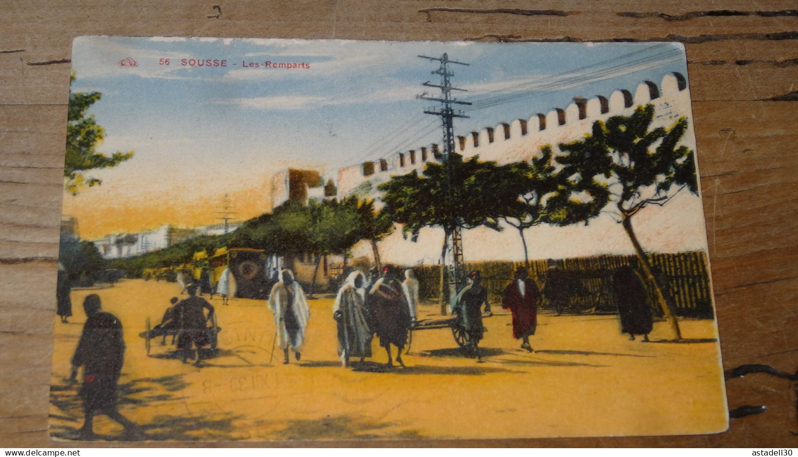 CPA Avec Cachet Boite Mobile, TUNISIE - 1939   ............... BE2-19044 - Storia Postale