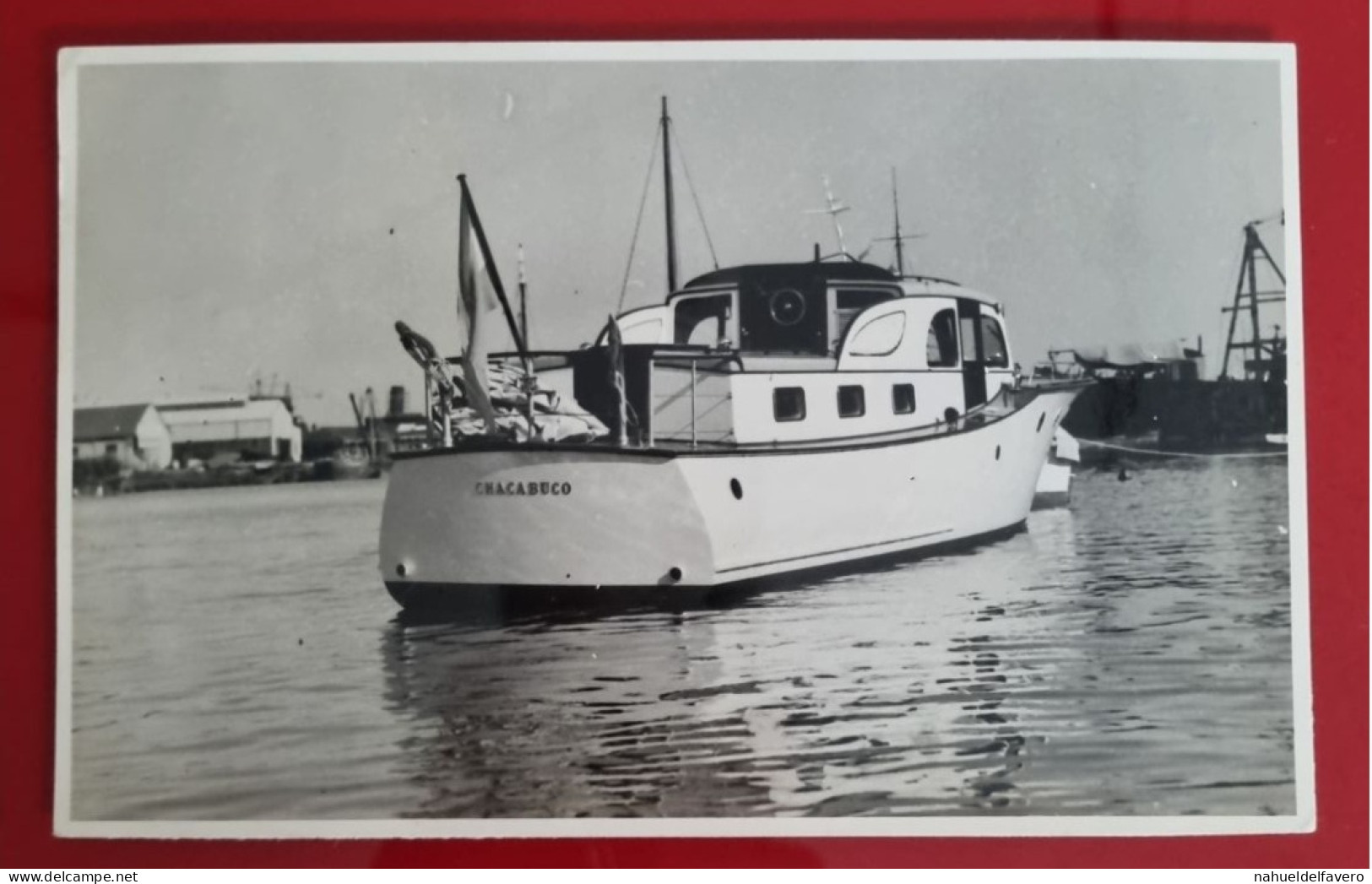 PH Original - 18,5 X 12 Cm - TRIPLE FRONTERA, PUERTO IGUAZÚ, ARGENTINA 1942 - EJERCITO ARGENTINO - EXCURSIÓN DE PESCA - Bateaux