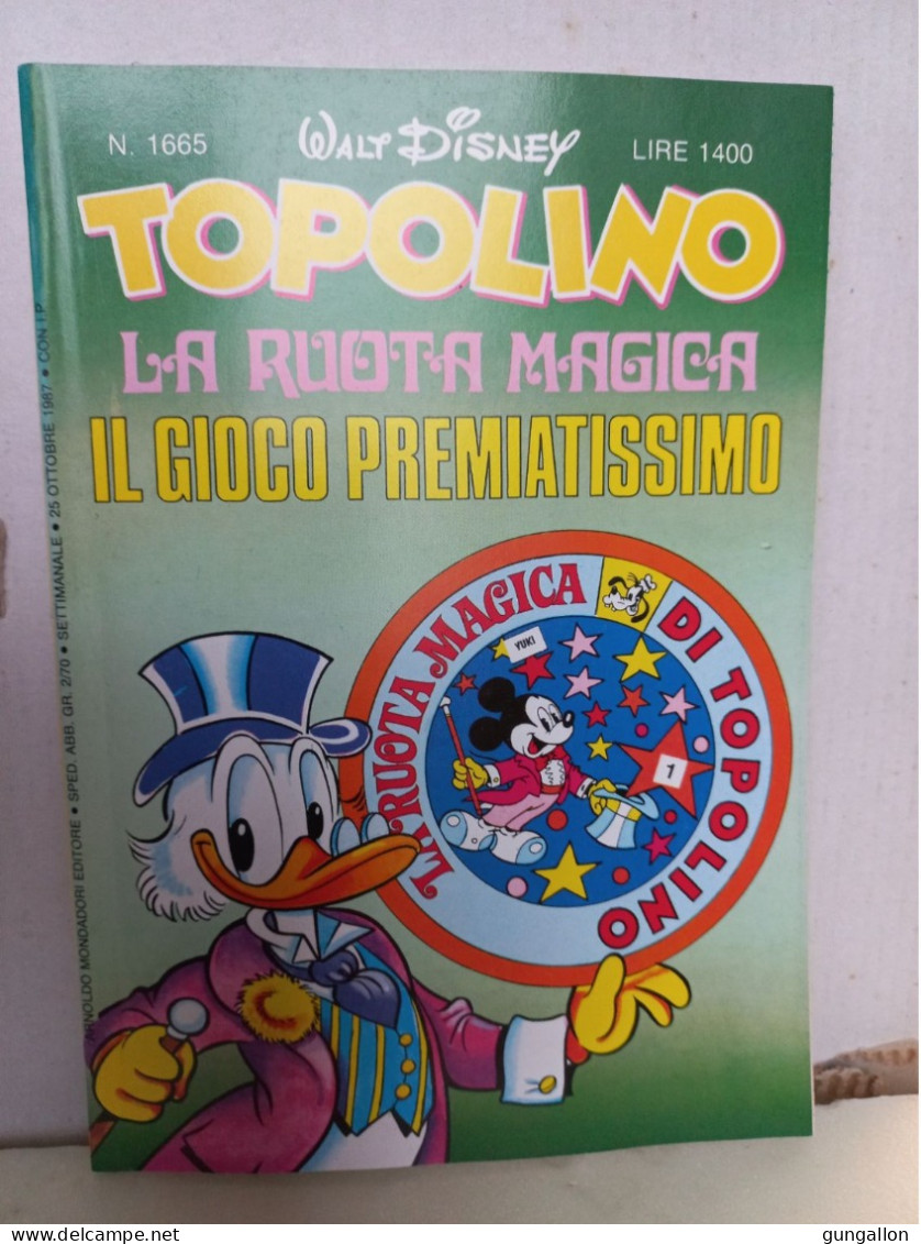 Topolino (Mondadori 1987) N. 1665 - Disney