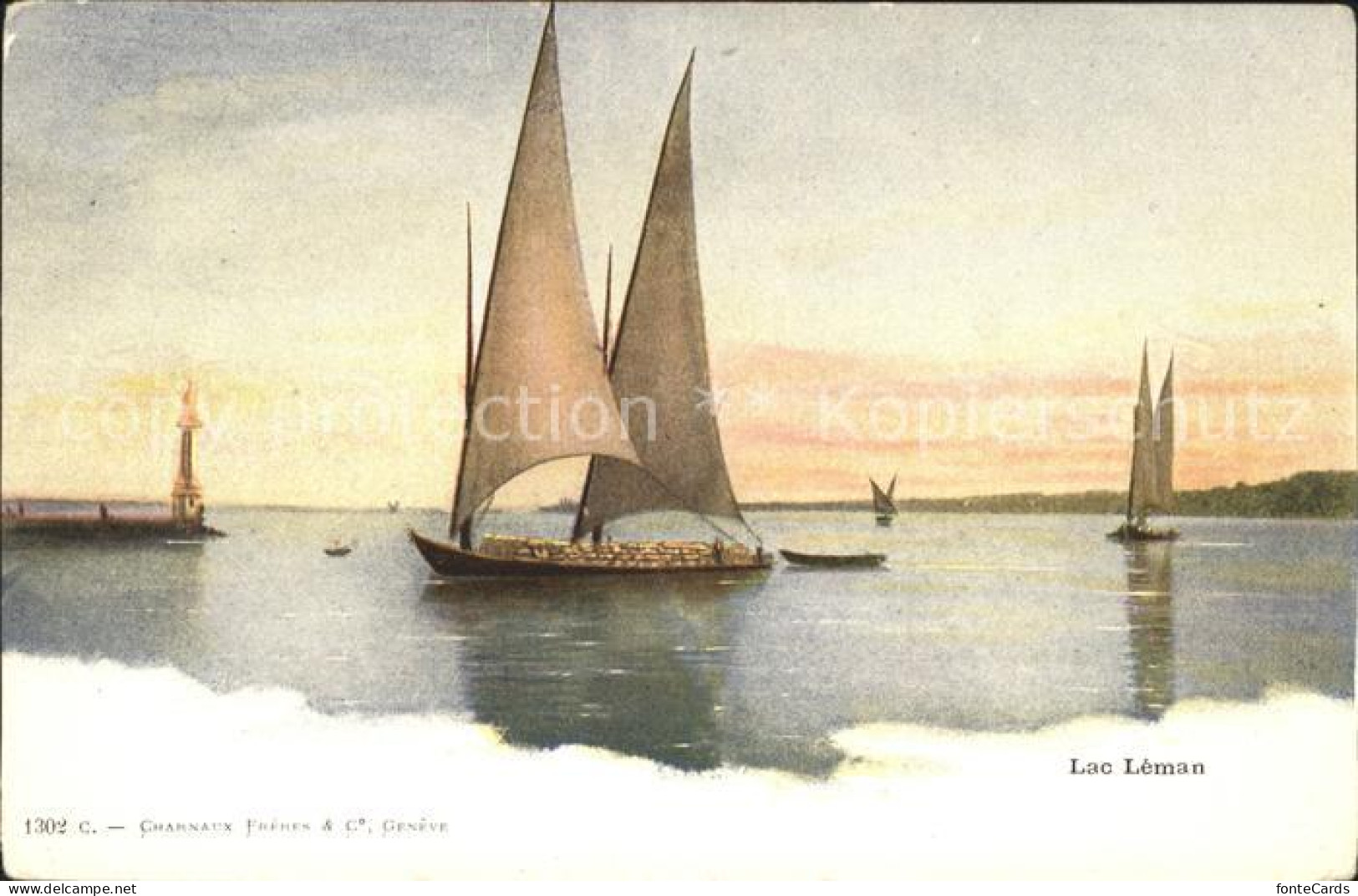 11651813 Geneve GE Barque Du Lac Leman Geneve - Andere & Zonder Classificatie