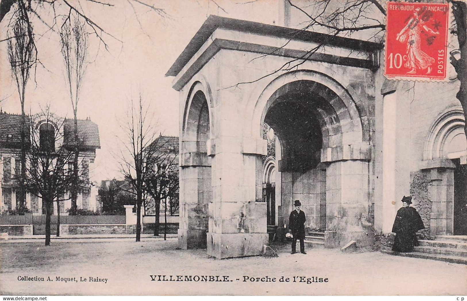 Villemonble - Porche De L'eglise -  CPA °J - Villemomble