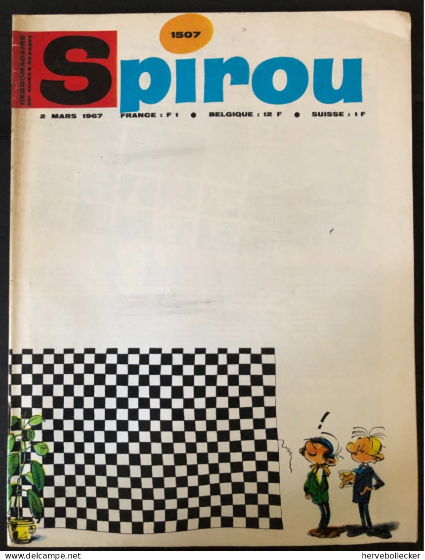 Spirou Hebdomadaire N° 1507 -1967 - Spirou Magazine