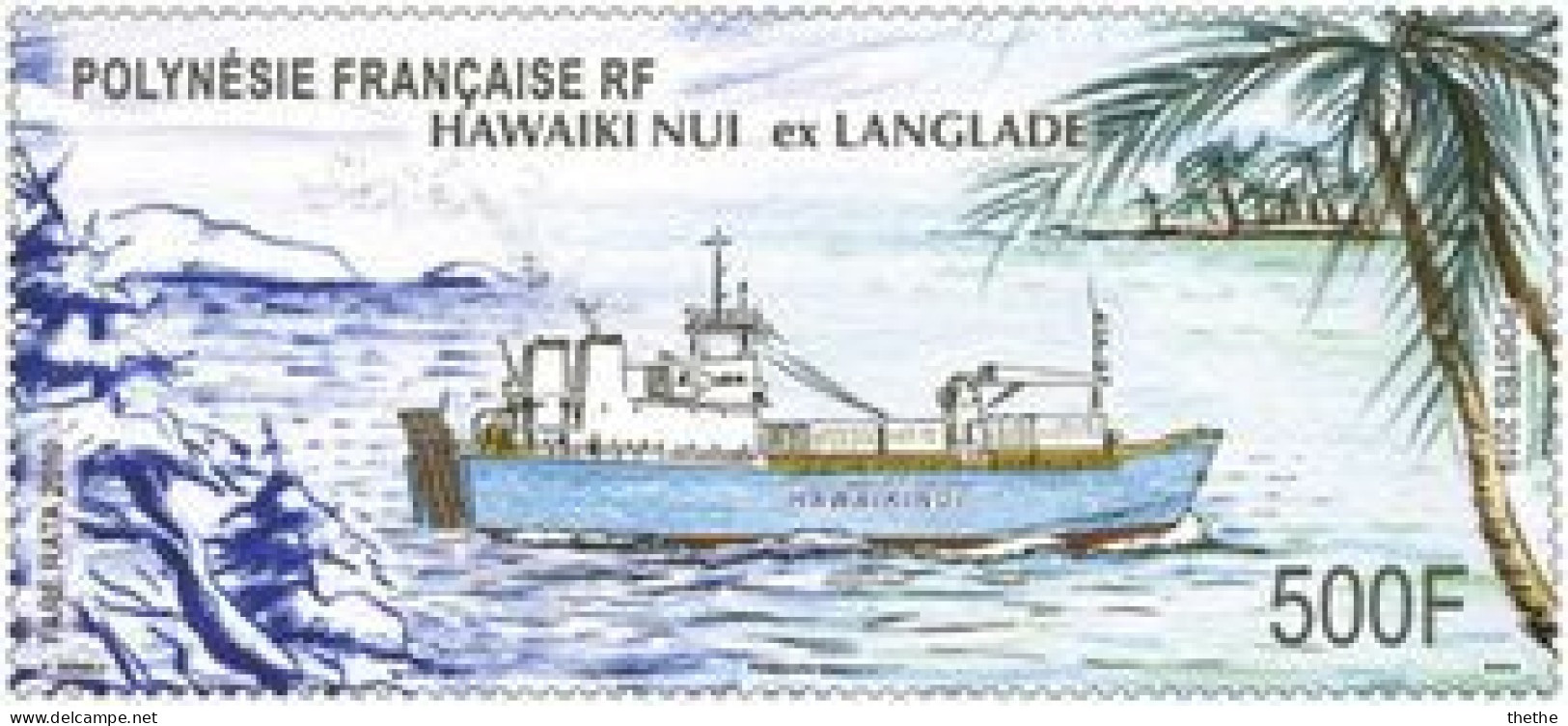 POLYNESIE - Navire "Hawaiki Nui" (anciennement Langlade) - Neufs