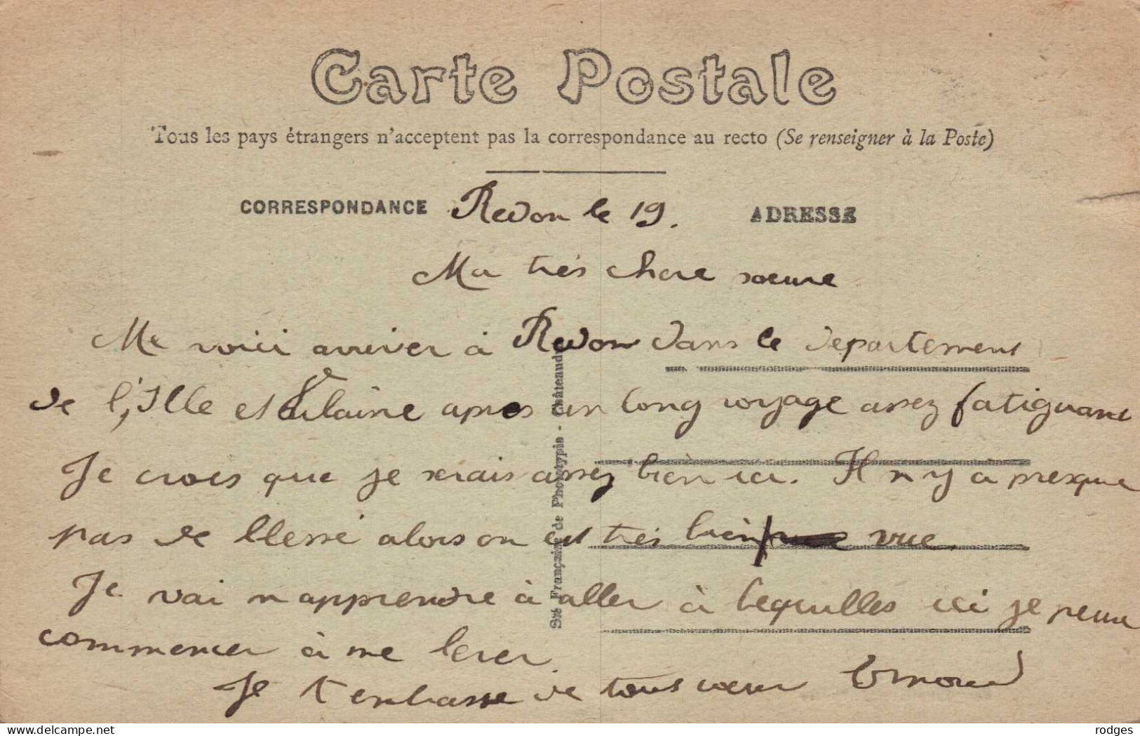 35 , Cpa REDON , 3204 , Vue Générale   (14950.V24) - Redon