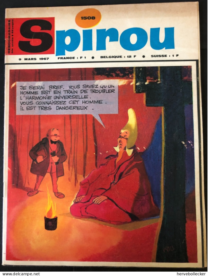 Spirou Hebdomadaire N° 1508 -1967 - Spirou Magazine