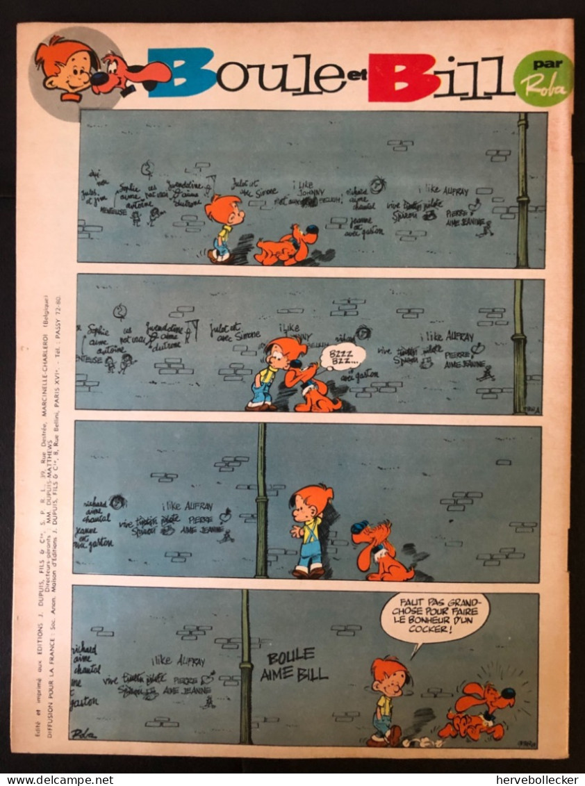 Spirou Hebdomadaire N° 1508 -1967 - Spirou Magazine