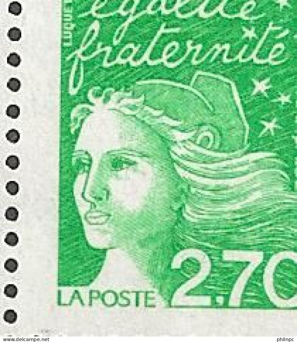 France, 3091c, Type II, Neuf **, TTB, Marianne De Luquet - 1997-2004 Marianna Del 14 Luglio