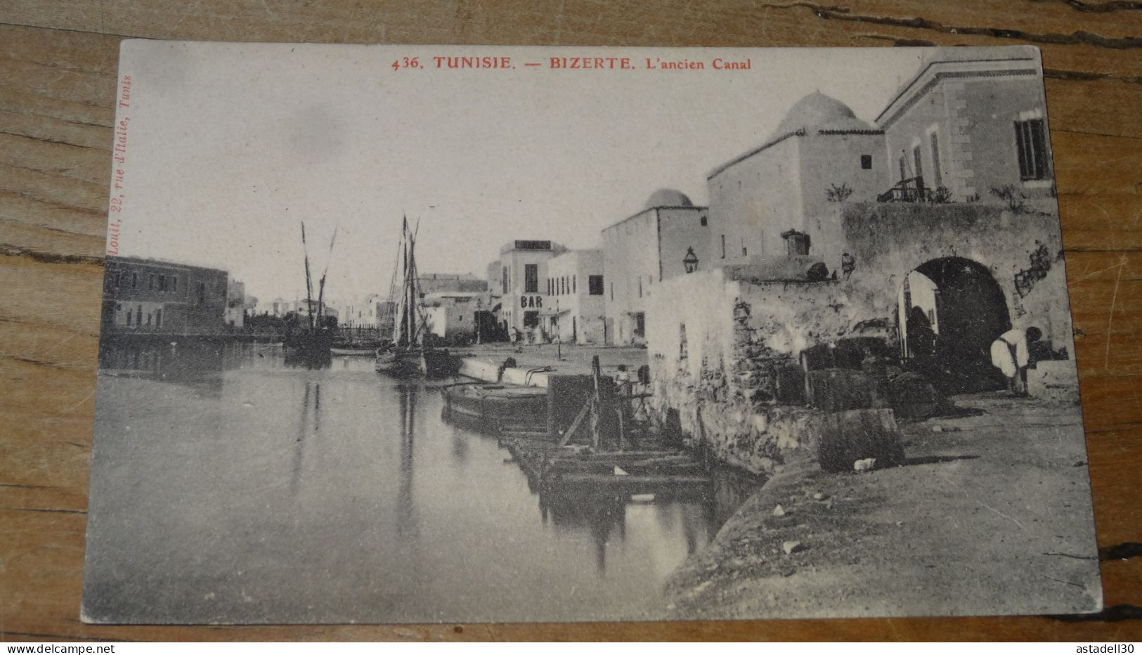 BIZERTE, L'ancien Canal   ............... BE2-19049 - Tunesië