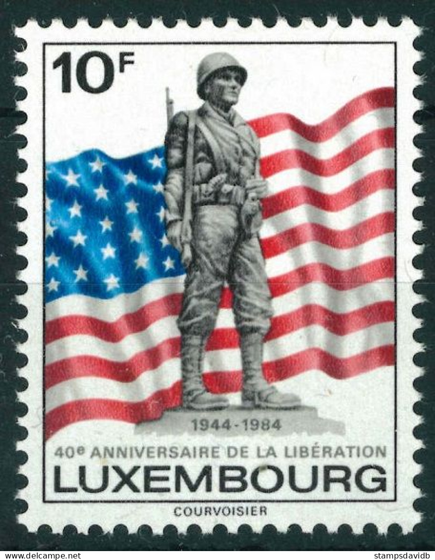 1984 Luxembourg 1111 40 Years Of Liberation In World War II 2,00 € - Militares