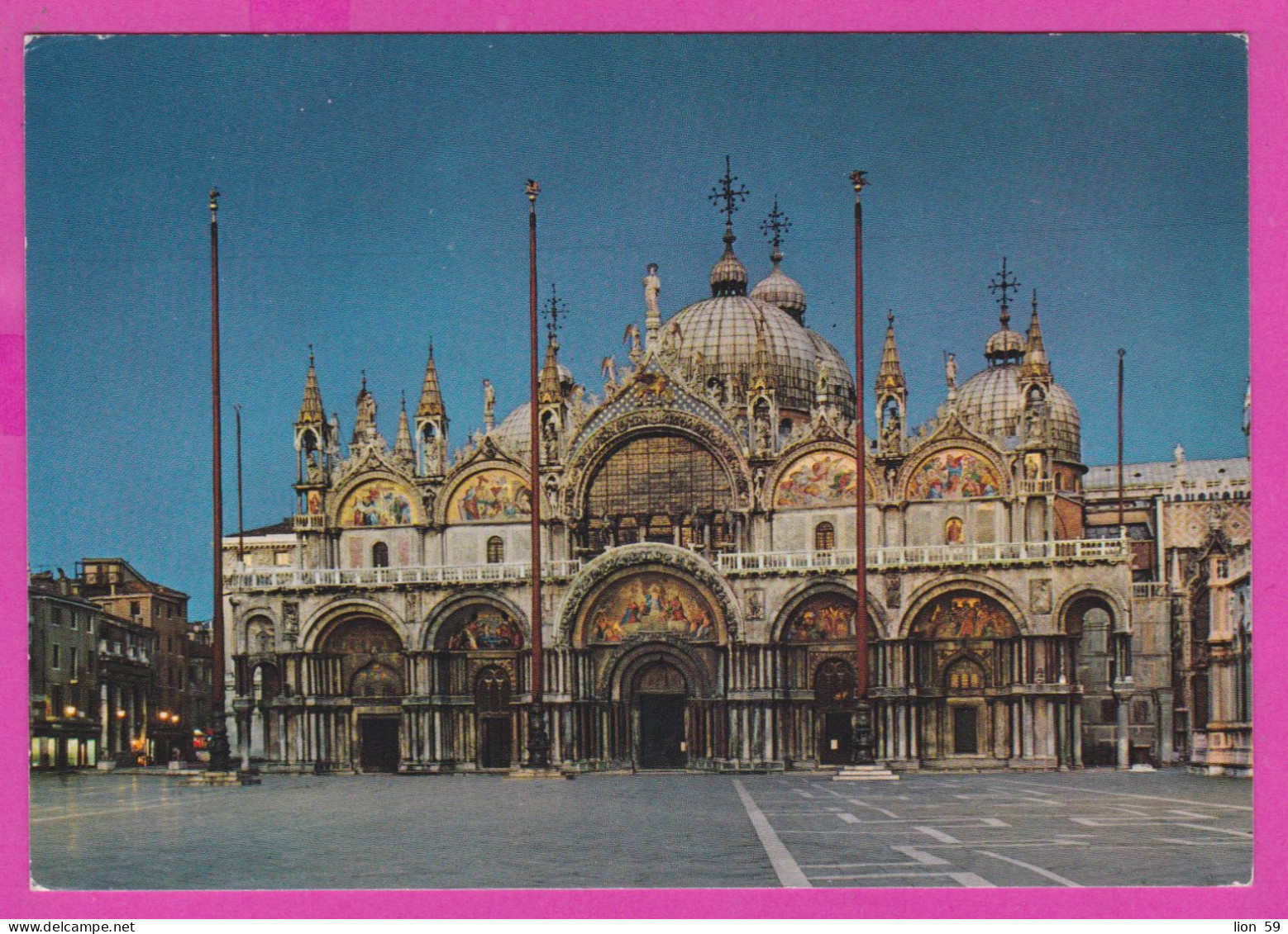 293890 / Italy - VENEZIA Basilica S Marco PC 1988 USED 650 L Flamme "A JESOLO SI PUÒ' ASSOCIAZIONE JESOLANA ALBERGATORI" - 1981-90: Marcophilia