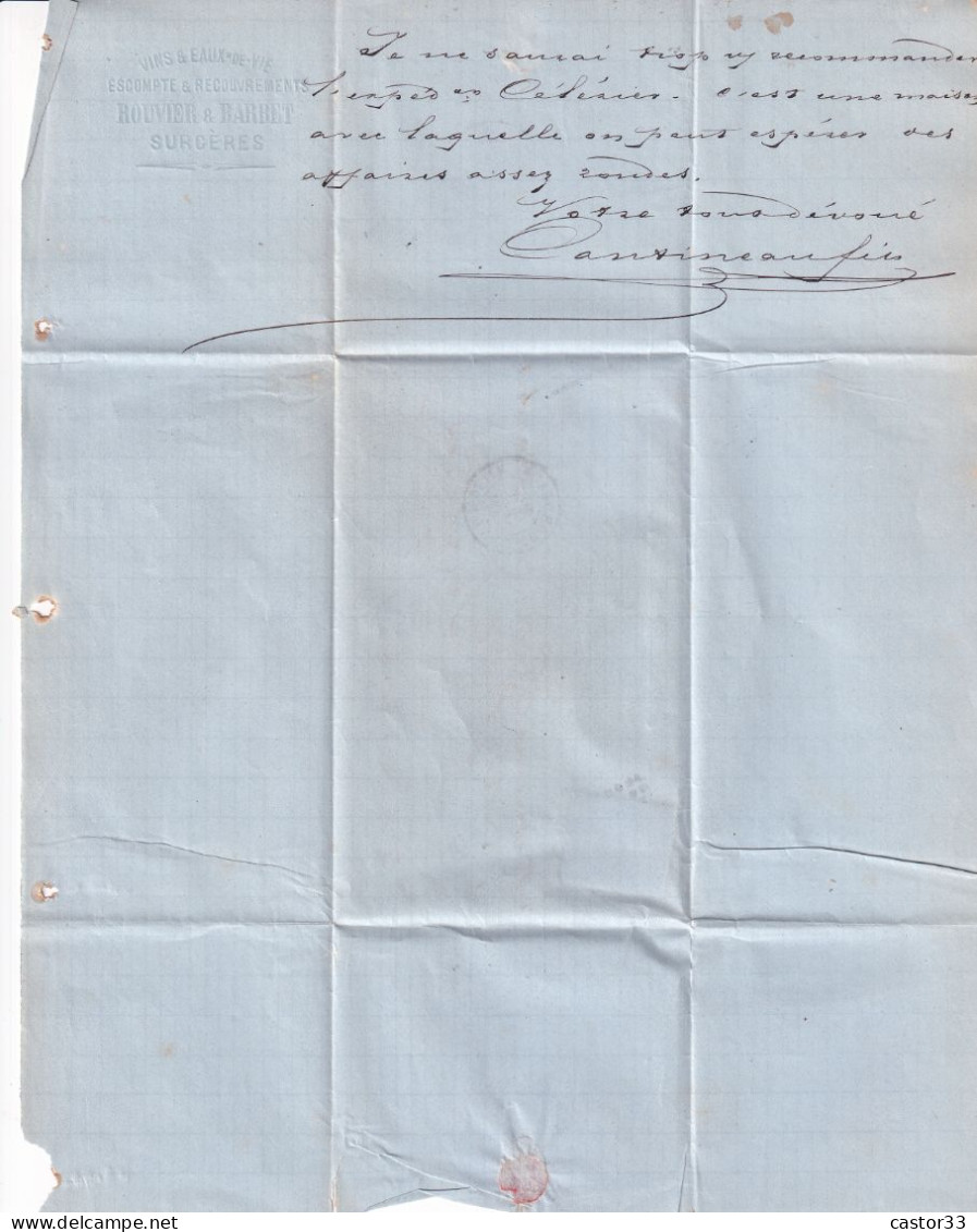 Courrier 1866 - Unclassified