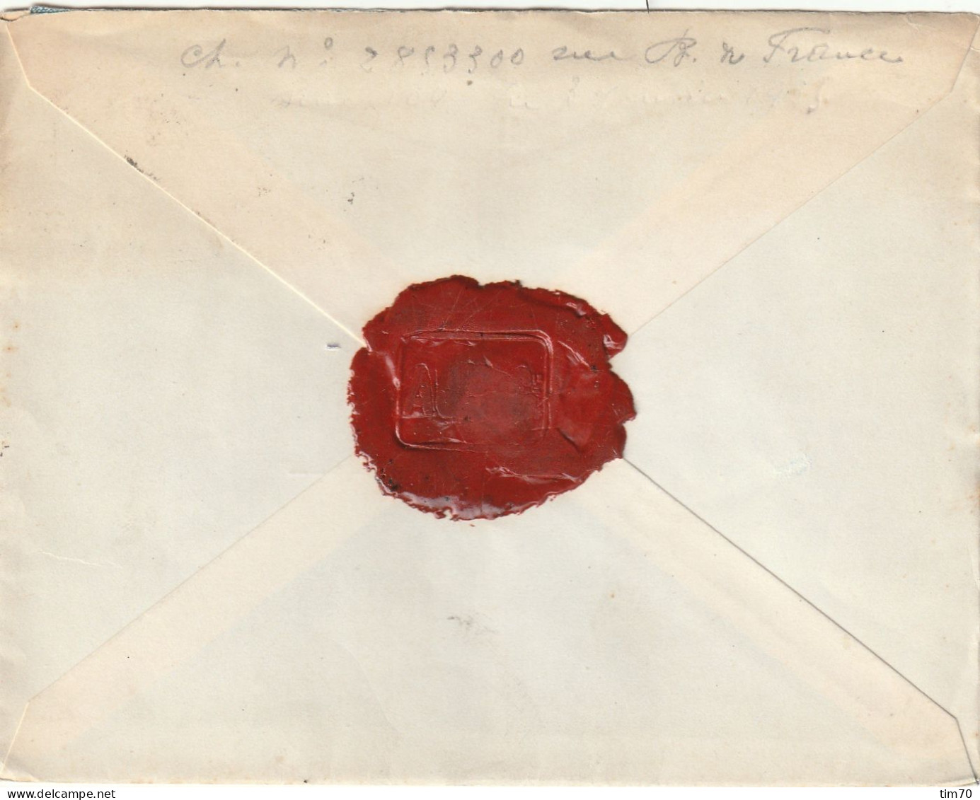 LETTRE  R . D . SEUL / 289   PARIS  VIII    49 RUE DE LA BOETIE - Manual Postmarks