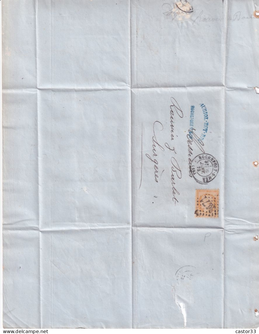 Courrier 1873 - Unclassified