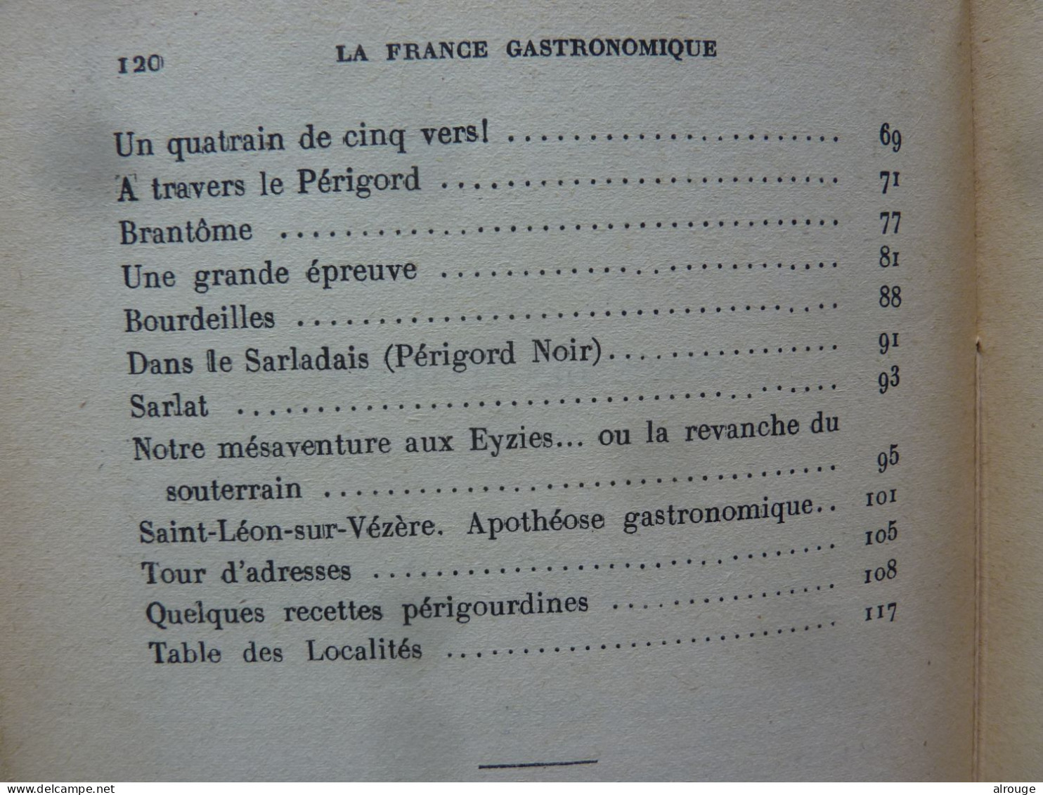 La France Gastronomique, Le Périgord, Curnonsky-M.Rouff, 1921, Guide Des Merveilles Culinaires Et Des Bonnes Auberges - Aquitaine