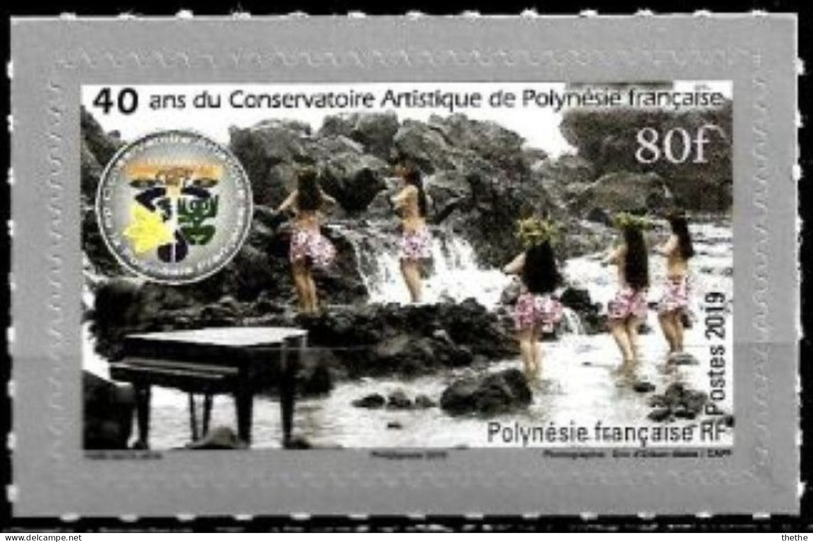 POLYNESIE - 40e Anniversaire Du Conservatoire Artistique De Polynésie Française - Unused Stamps