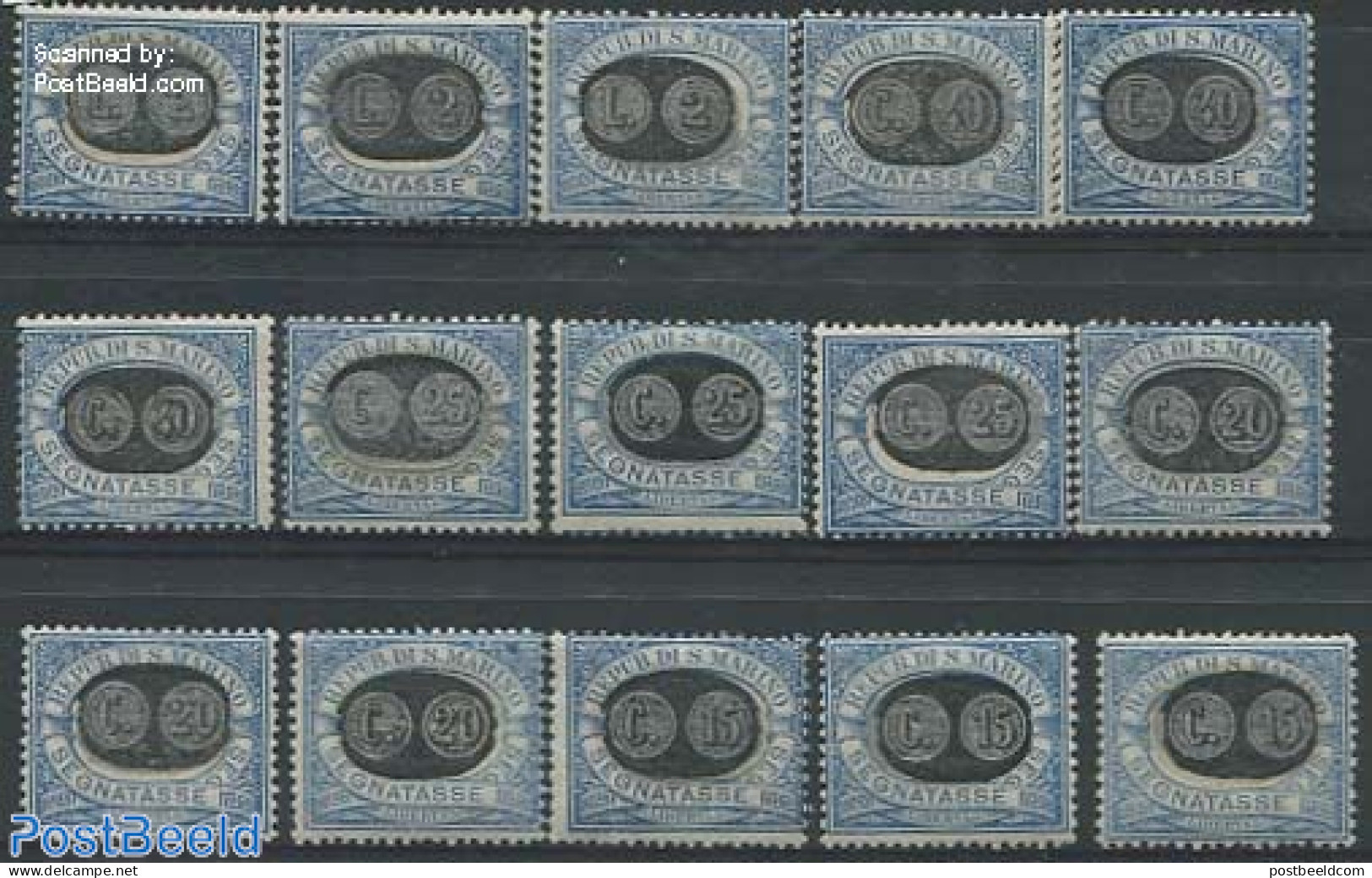 San Marino 1931 Postage Due 15v, Mint NH - Other & Unclassified