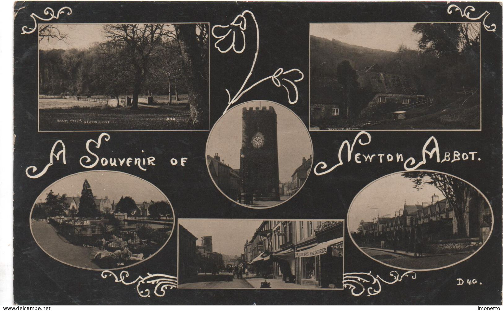 NEWTON ABBOT - Multi-vues  Carte  Photo  -    CPA  Bon état - Andere & Zonder Classificatie