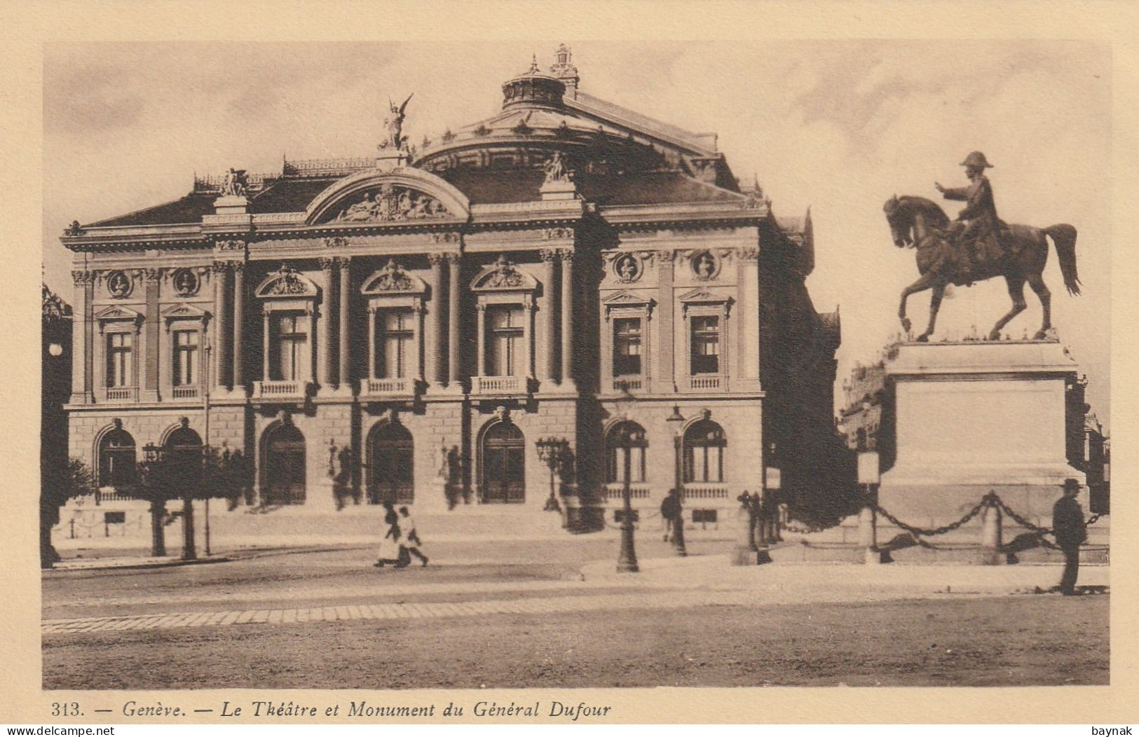 GENEVE171 --   GENEVE   --   LE THEATRE ET MONUMENT DU GENERAL DUFOUR - Genève