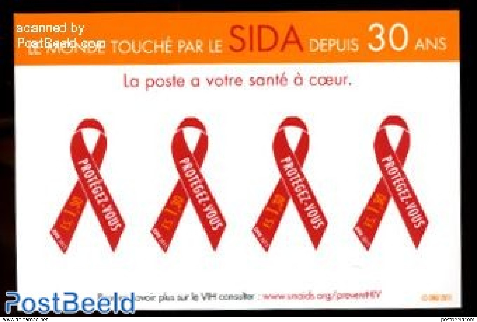 United Nations, Geneva 2011 30 Years AIDS S/s S-a, Mint NH, Health - AIDS - Health - Maladies