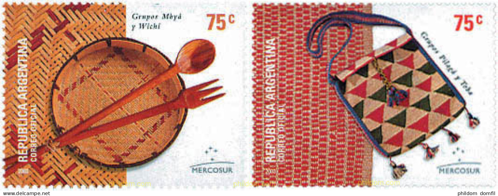 122276 MNH ARGENTINA 2003 MERCOSUR - Unused Stamps