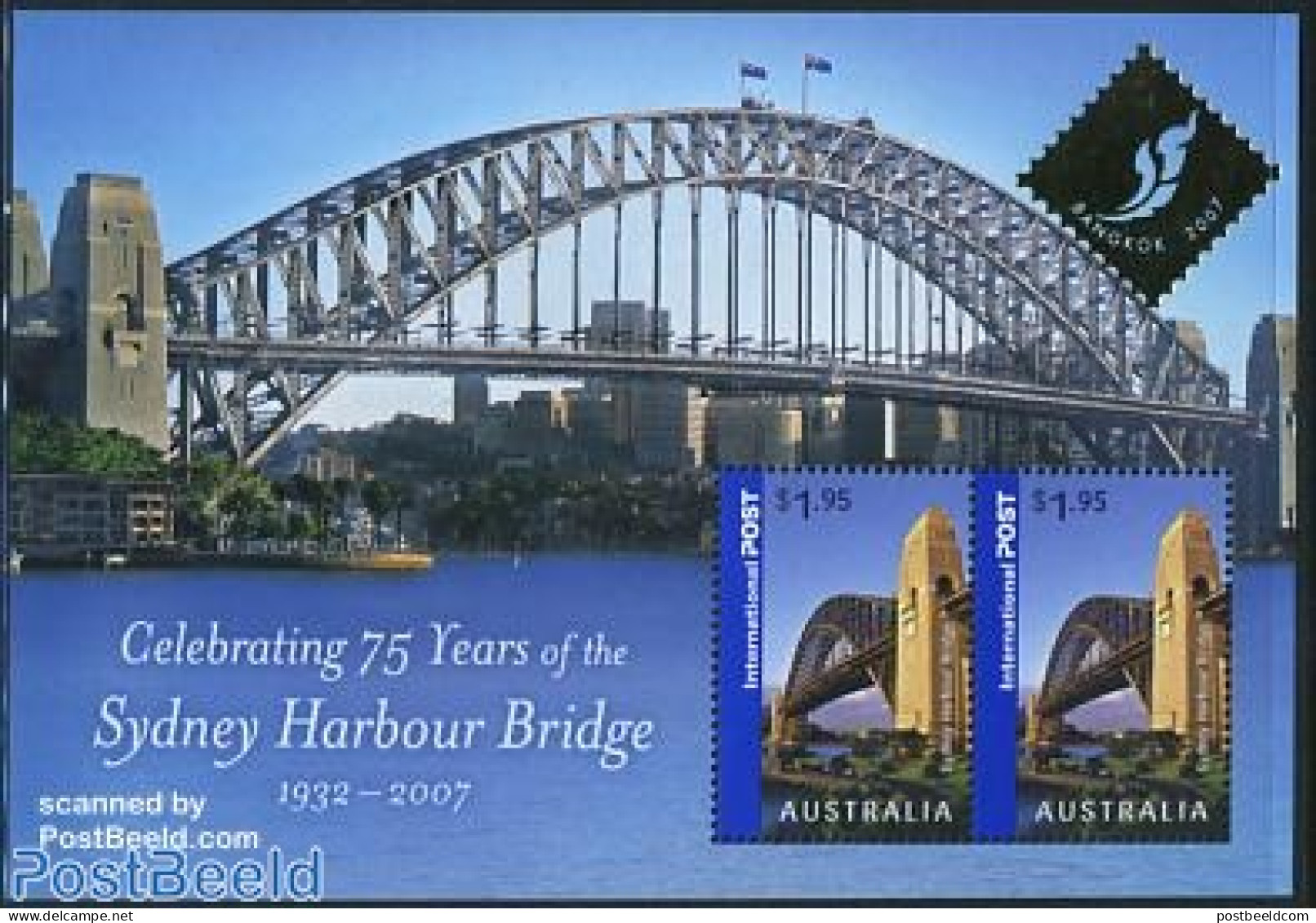 Australia 2007 Harbour Bridge, Bangkok S/s, Mint NH, Philately - Art - Bridges And Tunnels - Unused Stamps