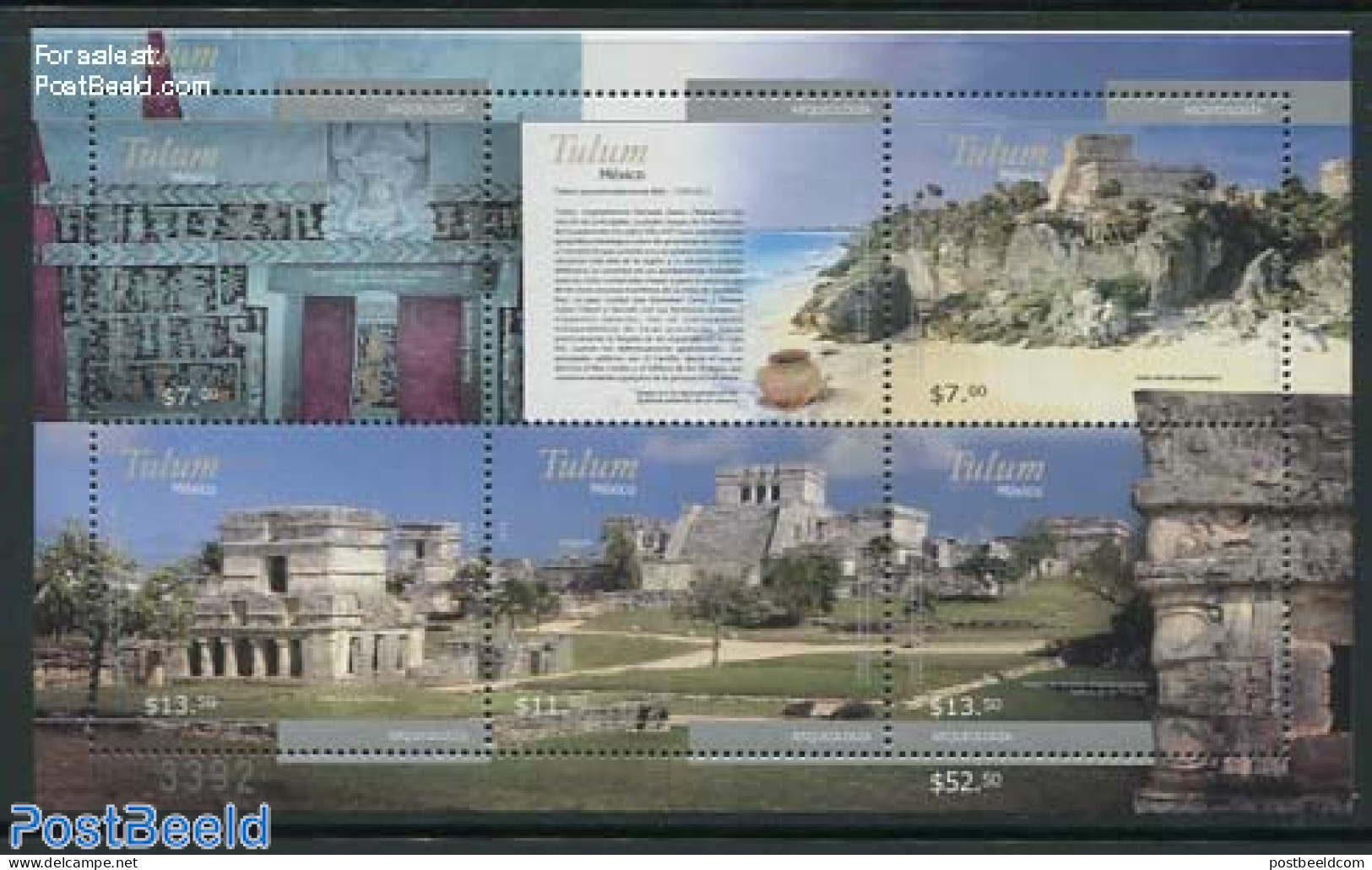 Mexico 2012 Tulum S/s, Mint NH, History - Archaeology - Archaeology