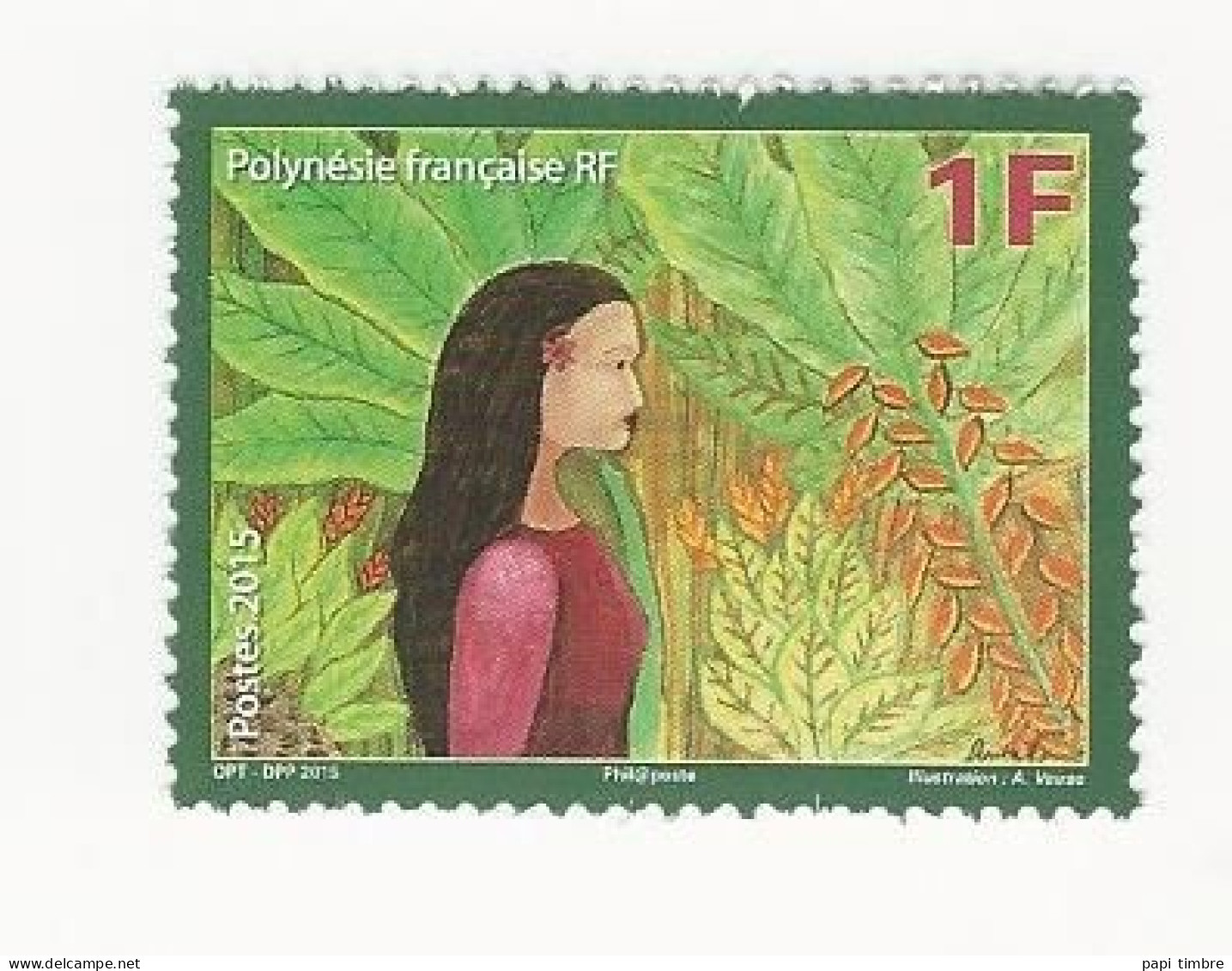 Polynésie-2015-Espoir Pour L'avenir - N° 1088 ** - Unused Stamps