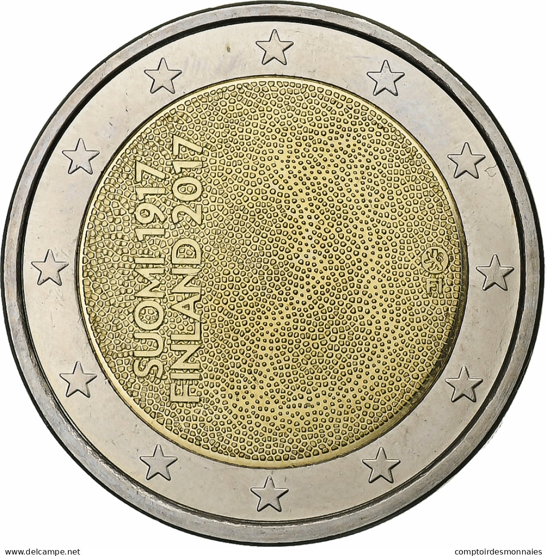 Finlande, 2 Euro, 2017, Bimétallique, SPL, KM:New - Finland
