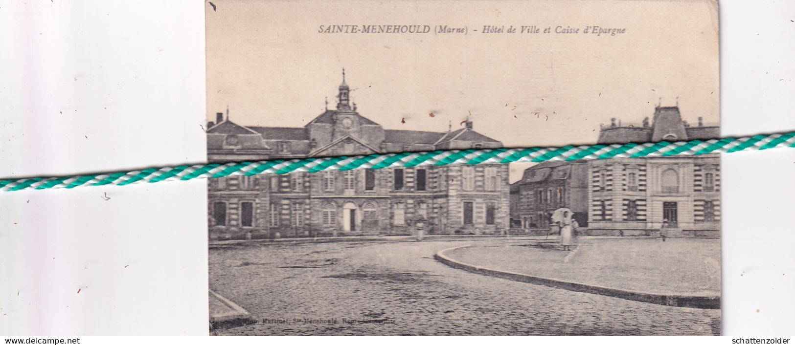 Sainte-Menehould (Marne), Hôtel De Ville Et Caisse D'Epargne - Sainte-Menehould