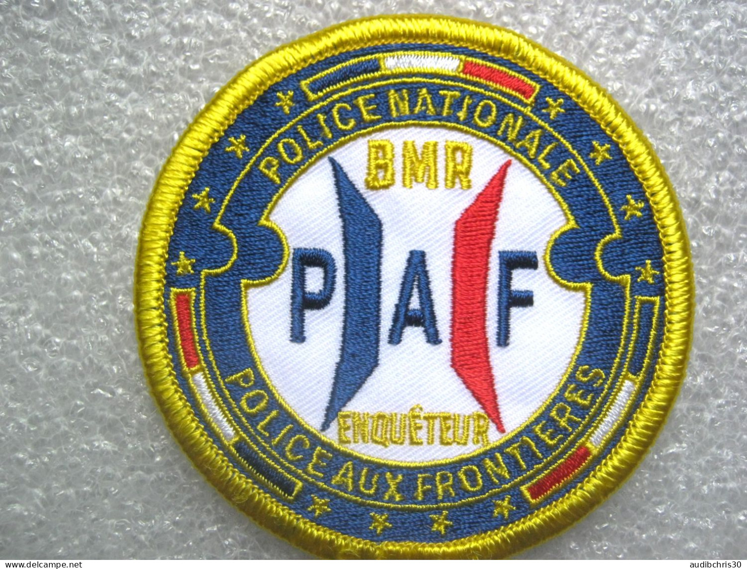 COLLECTION P.N BMR ENQUETEUR DE LA PAF SCRATCH AU DOS 80MM - Polizei