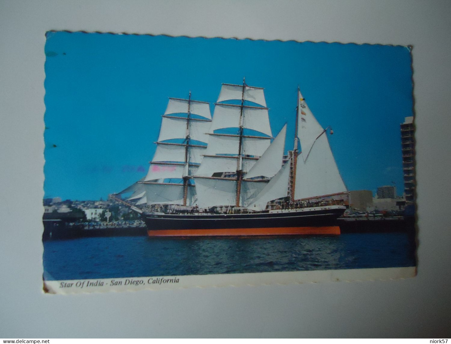 UNITED STATES  POSTCARDS  STAR OF INDIA  SAN DIEGO   FOR MORE URCHASES 10% DISCOUNT - Other & Unclassified
