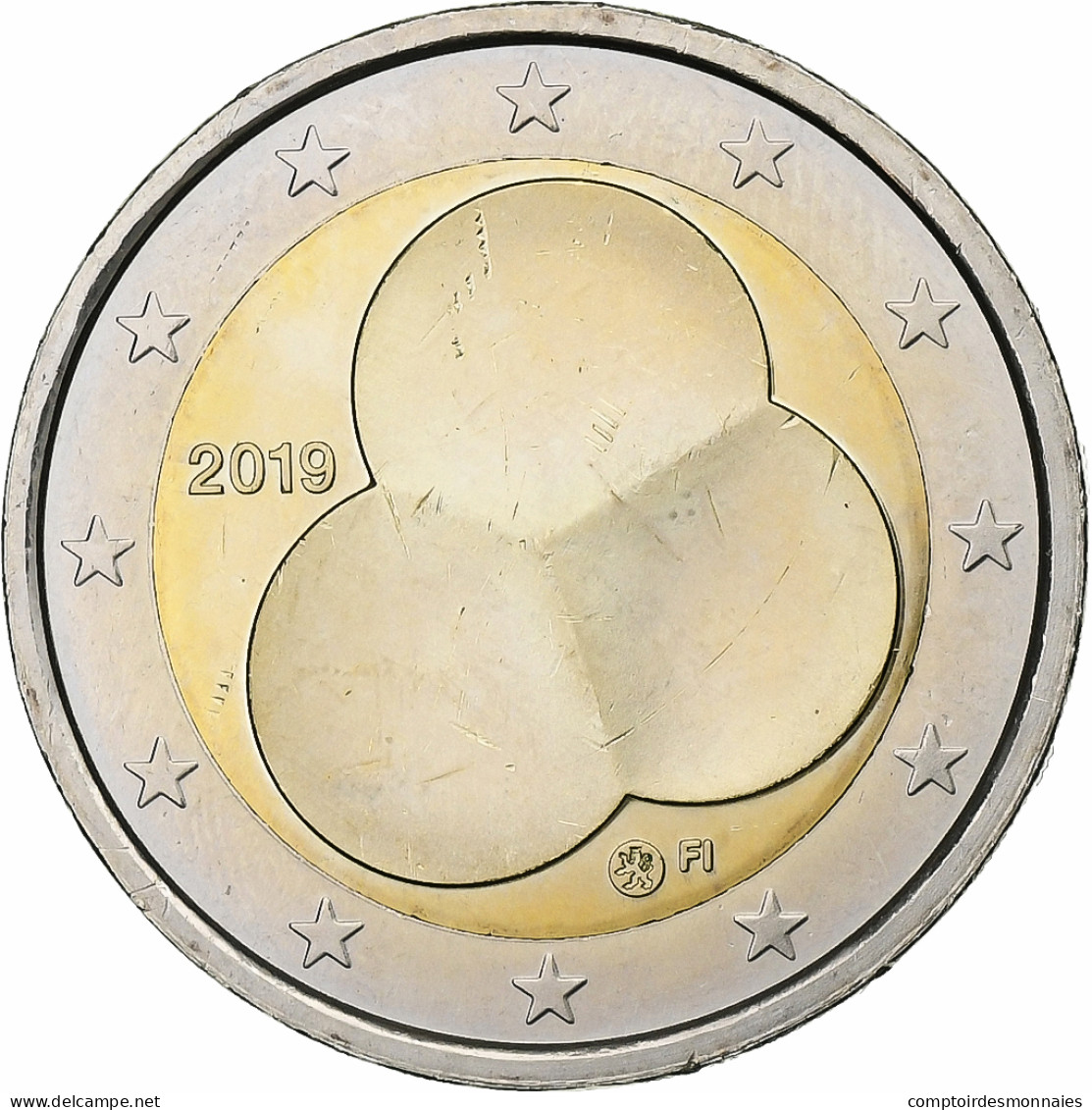 Finlande, 2 Euro, Finlande 100 Ans De La Constitution 2019, 2019, Bimétallique - Finland