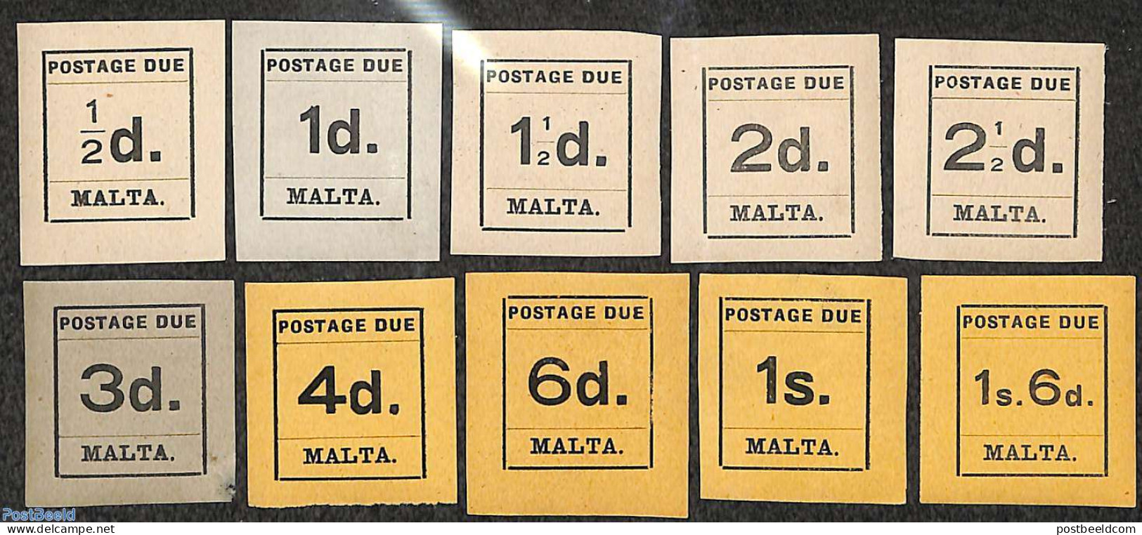 Malta 1925 Postage Due 10v, Unused (hinged) - Malte