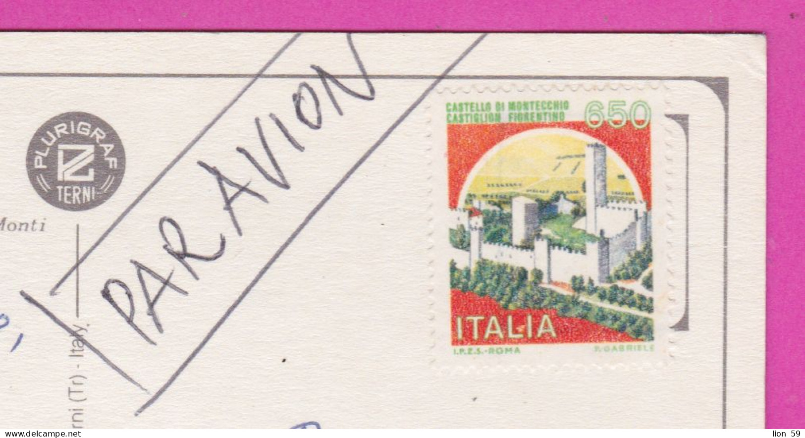 293894 / Italy - ROMA Steps And Church Of Trinita Dei Monti   PC 1988 USED 650 L Castello Di Montecchio, - Eglises