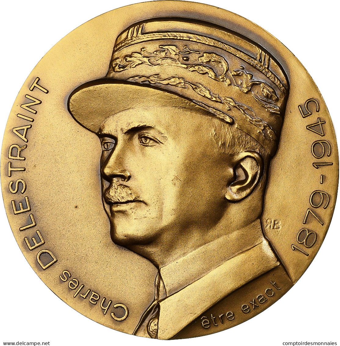 France, Médaille, Charles Delestraint, Compagnon De La Libération, 1989 - Sonstige & Ohne Zuordnung