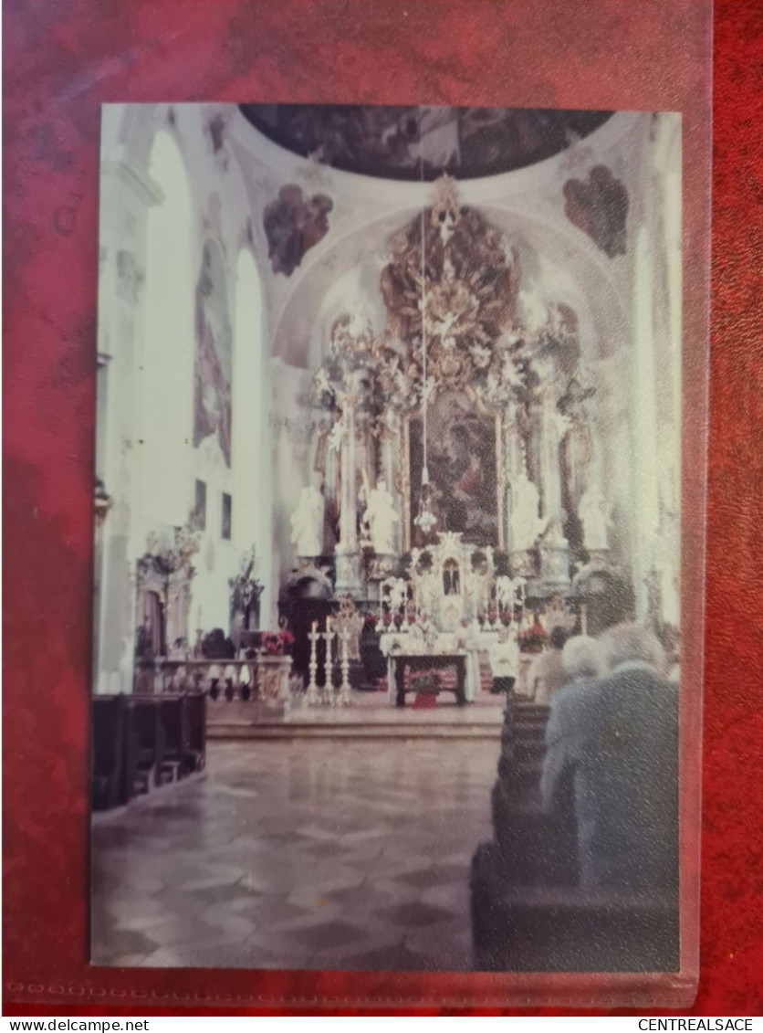 PHOTO  EGLISE OBERHAMMERGAU ALLEMAGNE 1984 CONCELEBRATION PERE MEYER JOSEPH DE KEMBS PHOTO LOUIS BURGE BISCHHEIM - Ohne Zuordnung