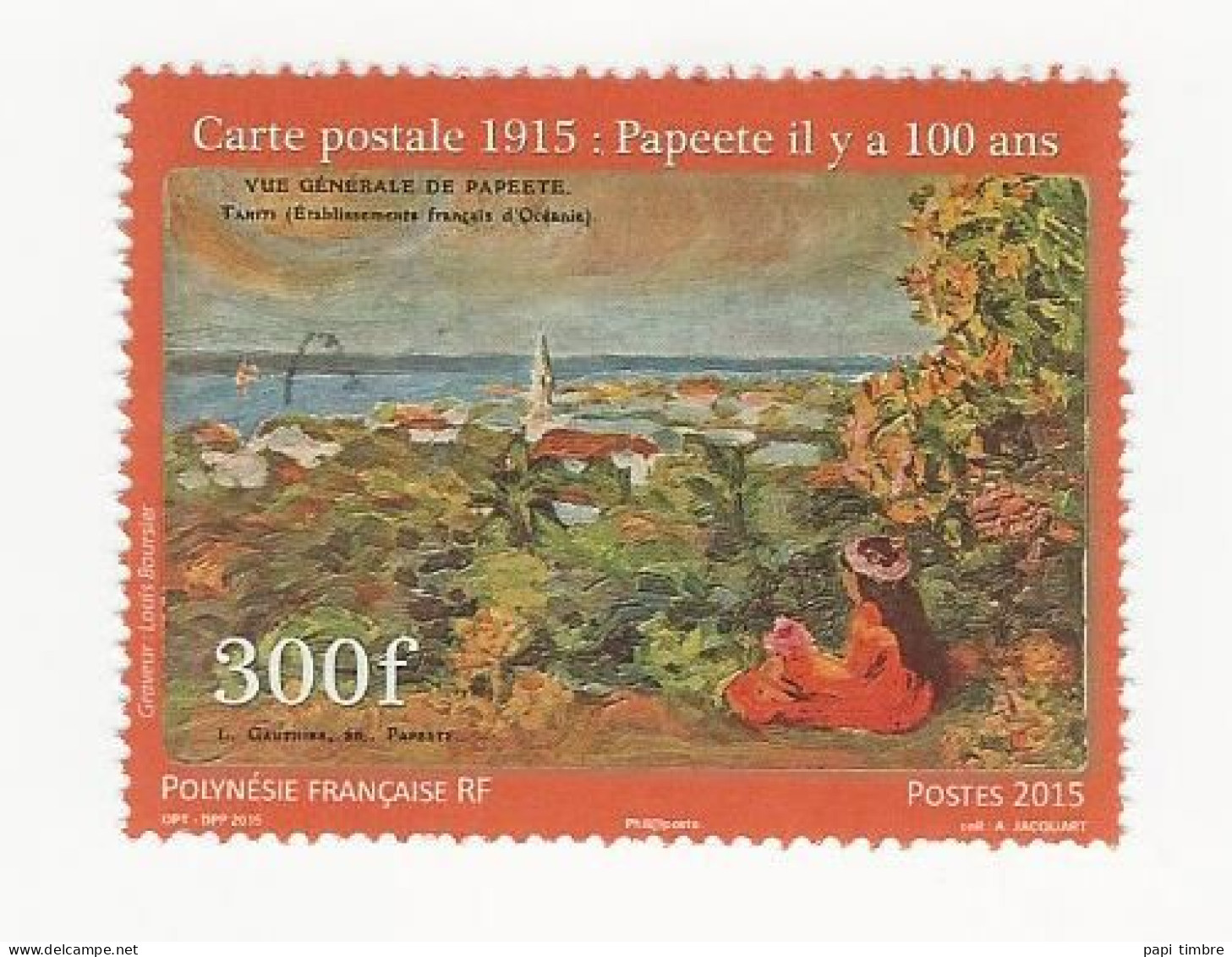 Polynésie-2015-Carte Postale De 1915 - N° 1093 ** - Ungebraucht