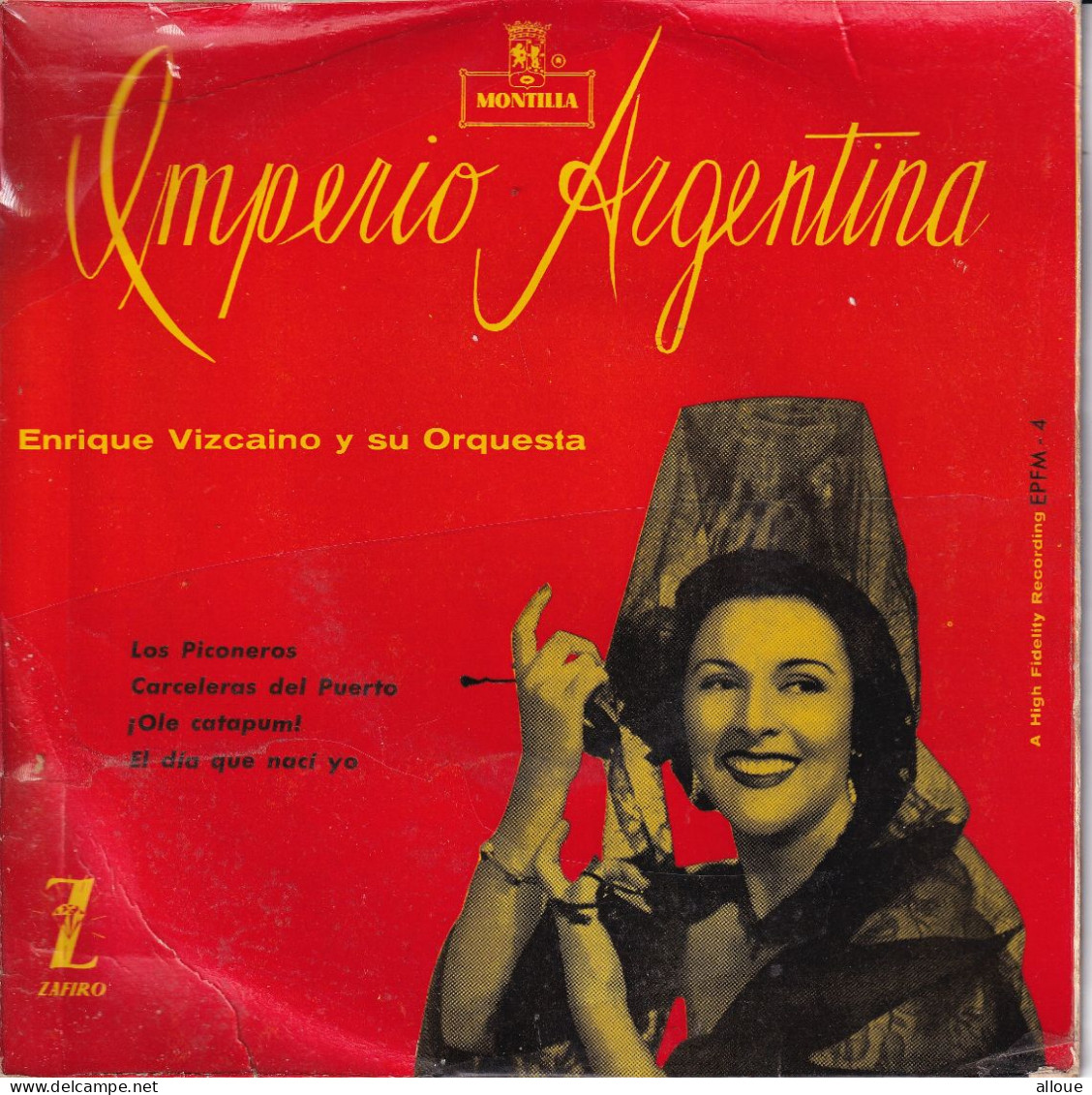 ENRIQUE VIZCAINO Y SU ORQUESTA - SPAIN EP - IMPERIO ARGENTINA - Musiche Del Mondo