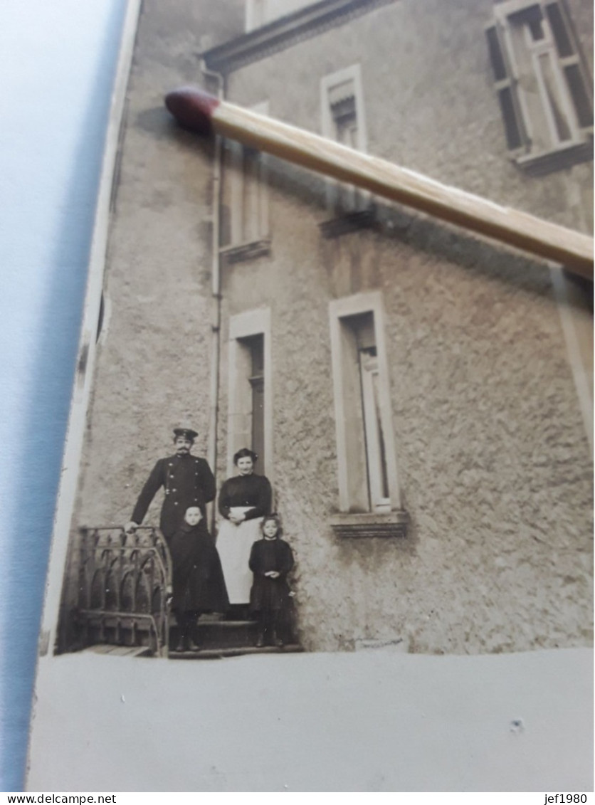 CARTE PHOTO RUMELANGE VERZONDEN NAAR 1910 - Other & Unclassified