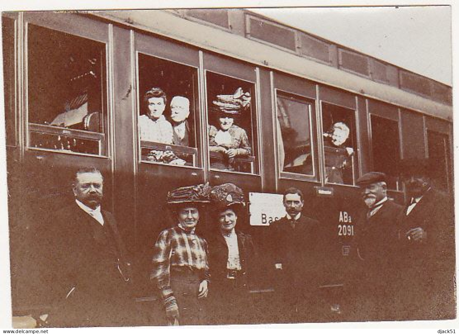 Ancienne Photographie Amateur / Années 1910-1920 / En Gare De Buchs (Suisse) / Le Retour Pour Paris / Train - Treinen