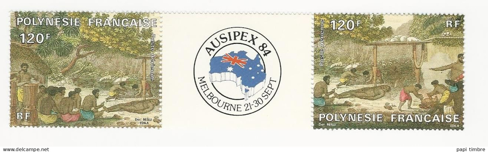 Polynésie-1984-AUSIPEX'84 - N° PA185A ** - Unused Stamps