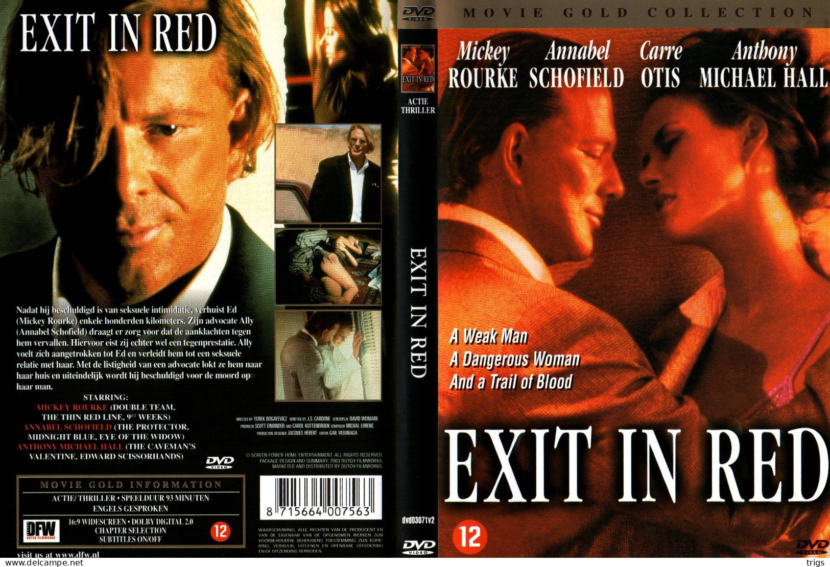 DVD - Exit In Red - Policíacos