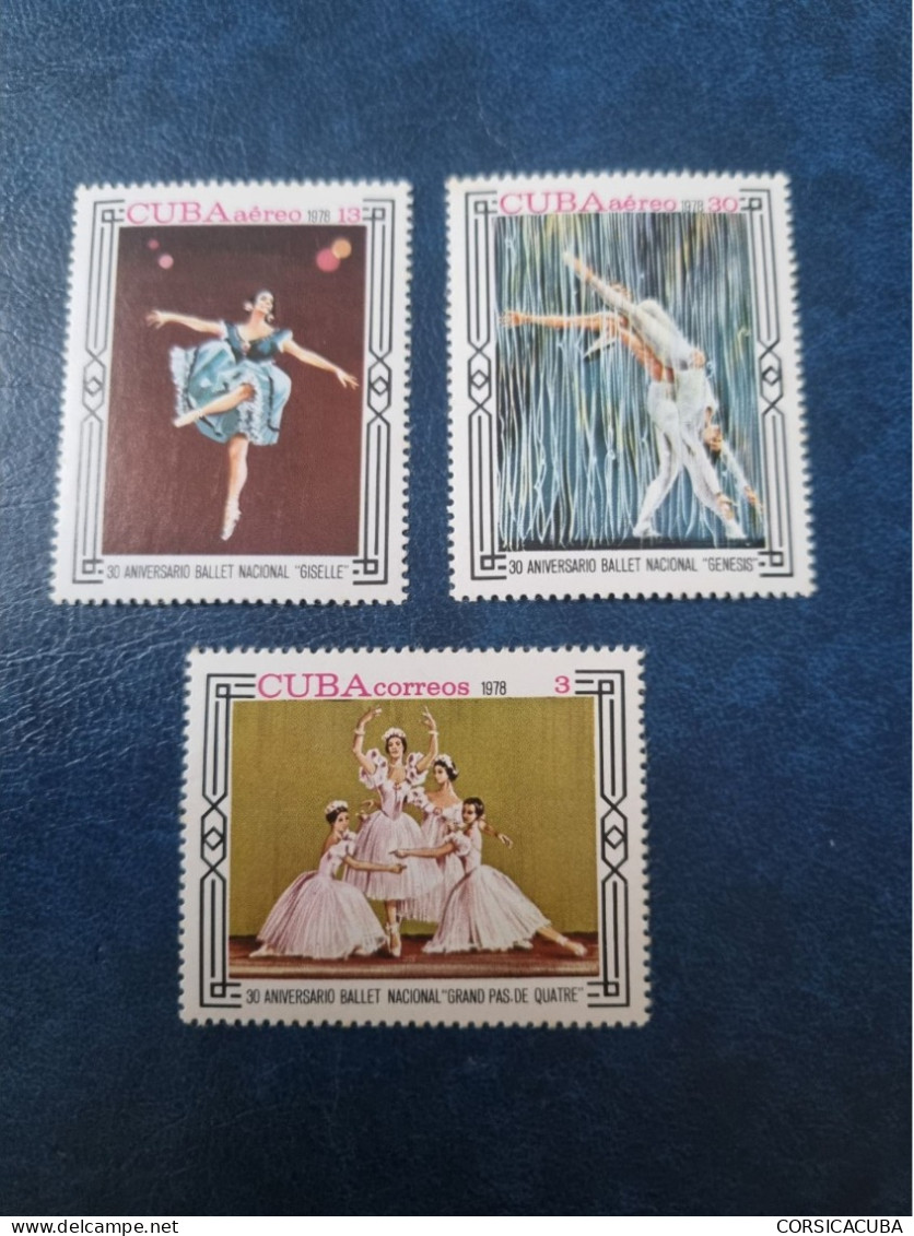 CUBA  NEUF   1978   BALLET  NACIONAL  //  PARFAIT  ETAT  //  Avec  Gomme ,traces D'oxydation - Unused Stamps