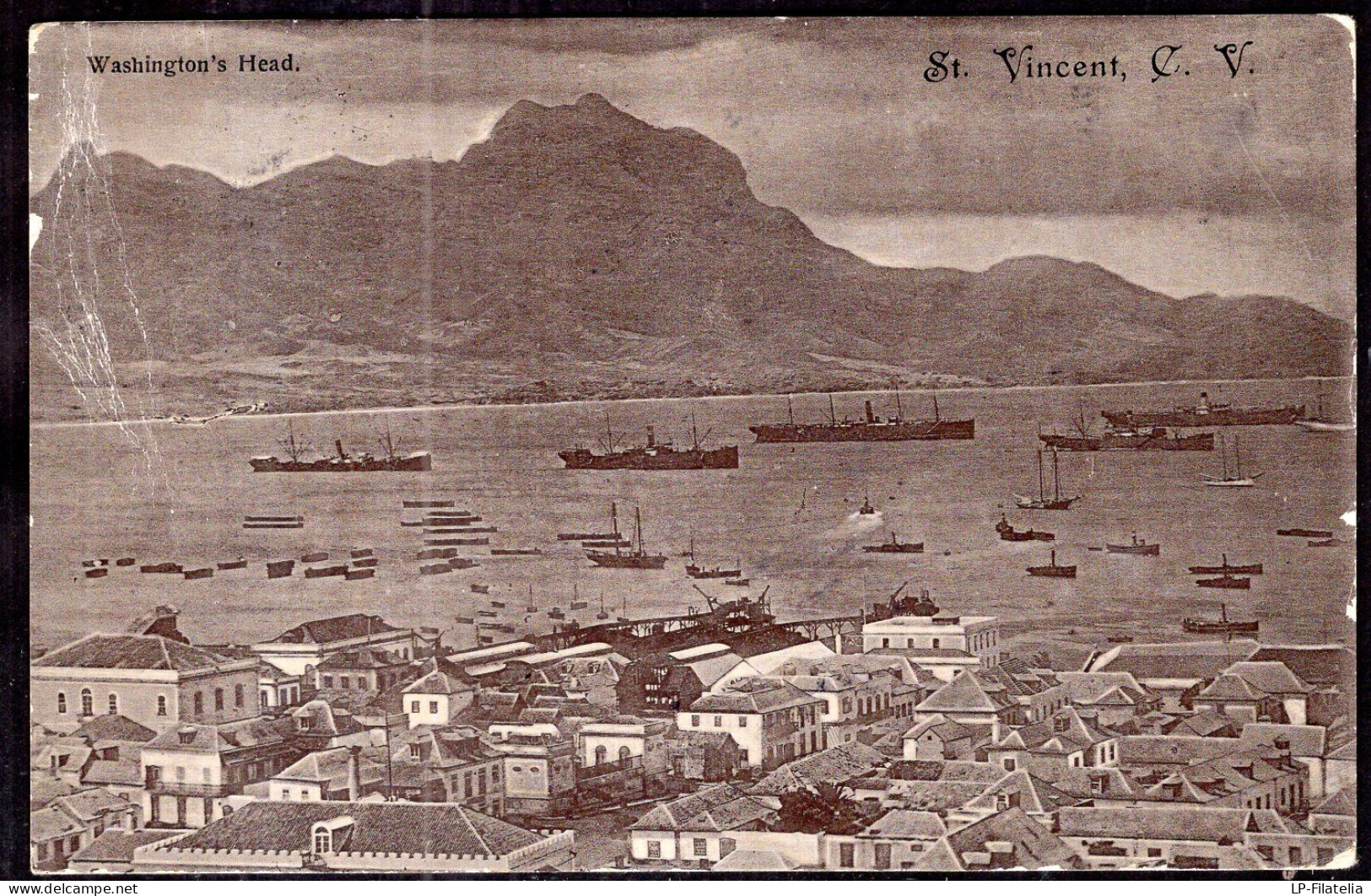 Cabo Verde - 1910 - St. Vincent - Washington's Head - Cap Vert