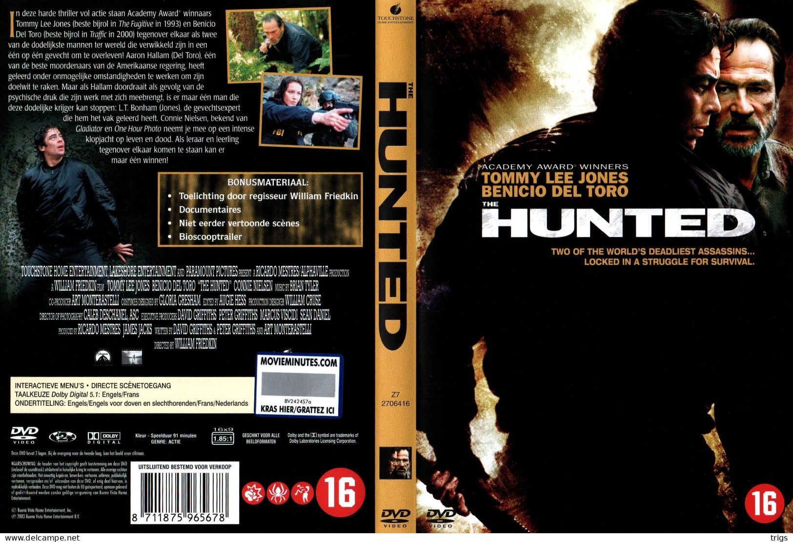 DVD - The Hunted - Action, Adventure