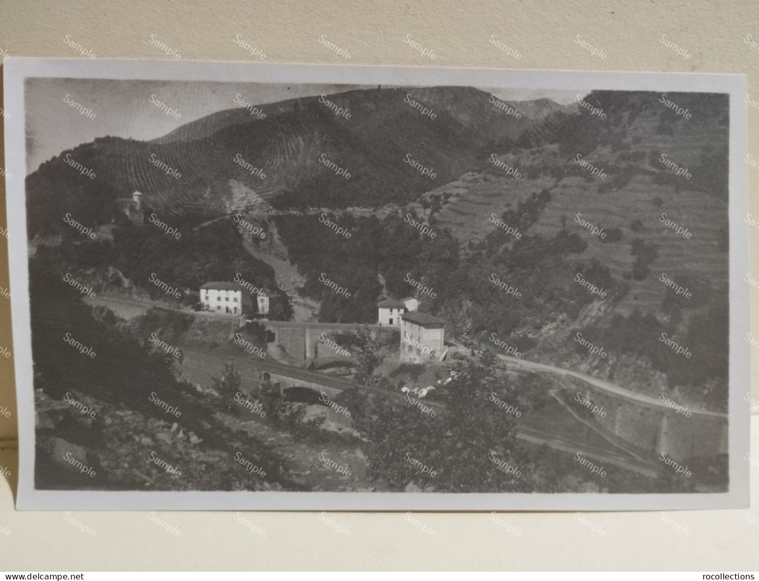 Italia Foto PRACCHIA 1924. I 7 Ponti Dalla Strada Di Frasignone ? - Europa