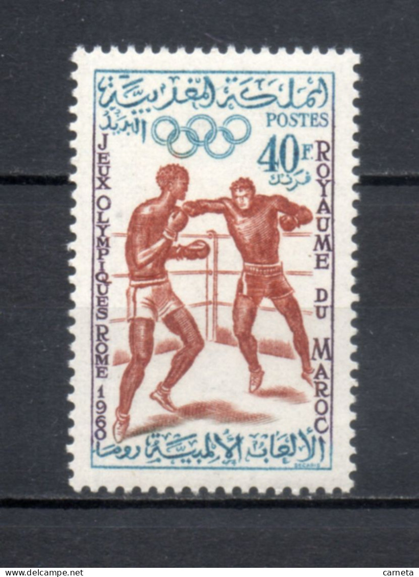 MAROC N°  418    NEUF SANS CHARNIERE  COTE 1.10€    JEUX OLYMPIQUES ROME - Maroc (1956-...)